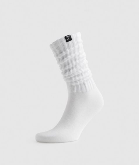 Calcetines Gymshark Comfy Rest Day Blancas | ES2480-LN