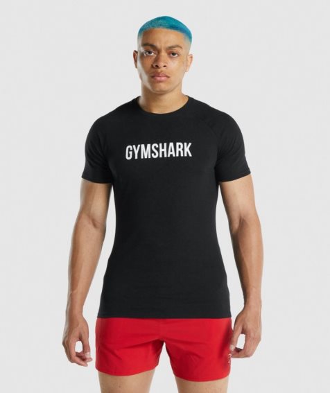 Camiseta Gymshark Apollo Hombre Negras | ES9168-VU