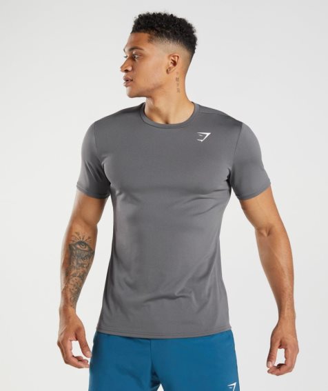 Camiseta Gymshark Arrival Hombre Gris | ES1809-RF