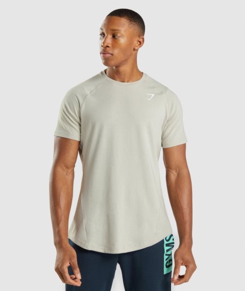 Camiseta Gymshark Bold Hombre Verde Menta | ES4689-RB