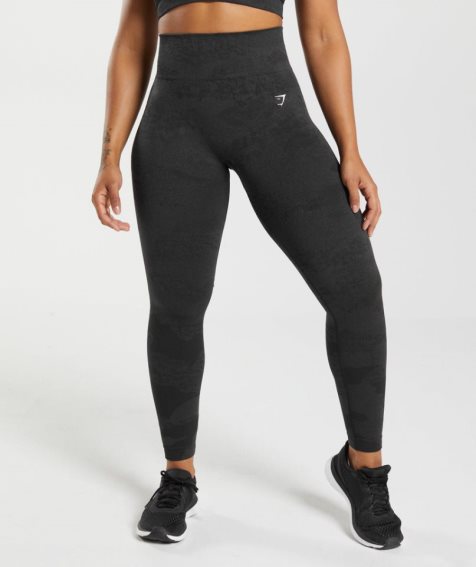 Leggins Gymshark Adapt Camo Seamless Mujer Negras | ES8905-IQ