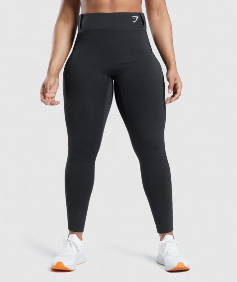 Leggins Gymshark Deporte Mujer Negras | ES0915-OR