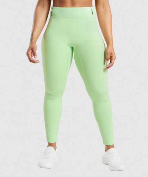 Leggins Gymshark Deporte Mujer Verde Claro | ES7853-NS