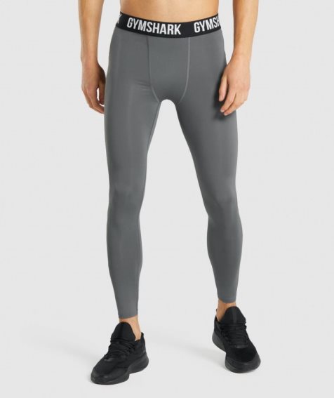 Leggins Gymshark Element Baselayer Hombre Gris | ES5916-CG