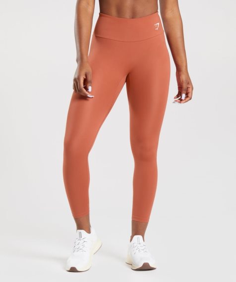 Leggins Gymshark Entrenamiento Mujer Naranjas | ES9632-DC