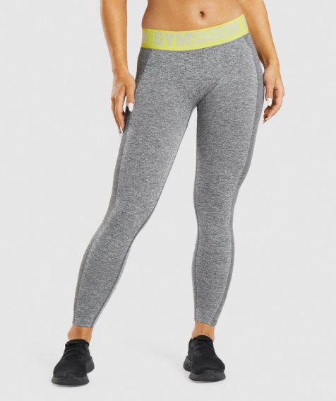 Leggins Gymshark Flex Low Rise Mujer Gris | ES9340-DI