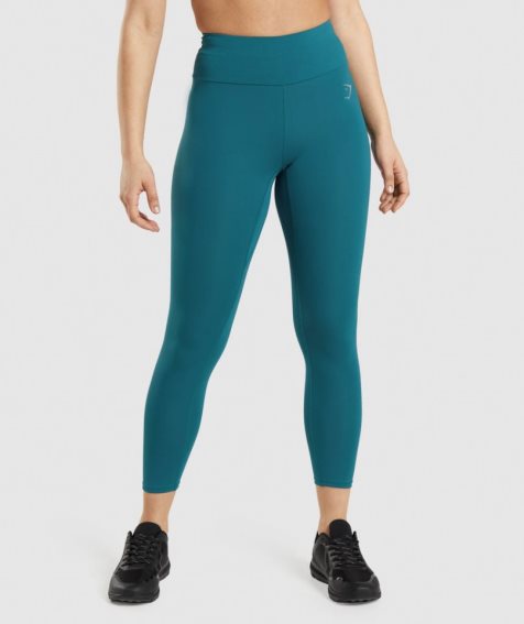 Leggins Gymshark Speed Mujer Turquesa | ES9260-EQ