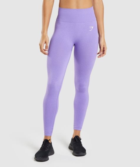 Leggins Gymshark Vital Seamless 2.0 Mujer Lavanda | ES2596-OM