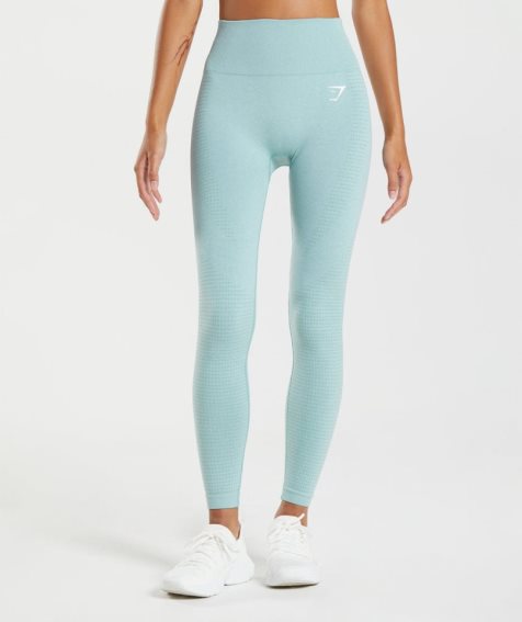 Leggins Gymshark Vital Seamless 2.0 Mujer Azules Claro | ES6051-RQ