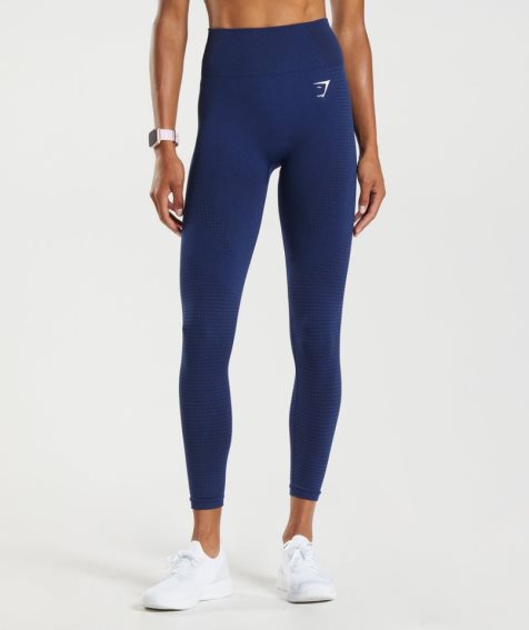 Leggins Gymshark Vital Seamless 2.0 Mujer Azules | ES6173-WS