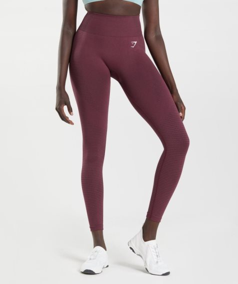 Leggins Gymshark Vital Seamless 2.0 Mujer Burdeos | ES9213-SK