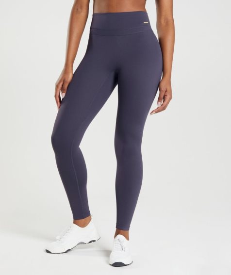 Leggins Gymshark Whitney High Rise Mujer Azul Marino | ES2034-TZ