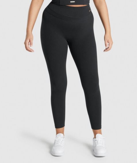 Leggins Gymshark Whitney High Rise Mujer Negras | ES3572-JA