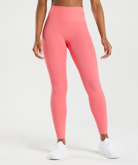 Leggins Gymshark Whitney High Rise Mujer Rosas | ES6527-GM