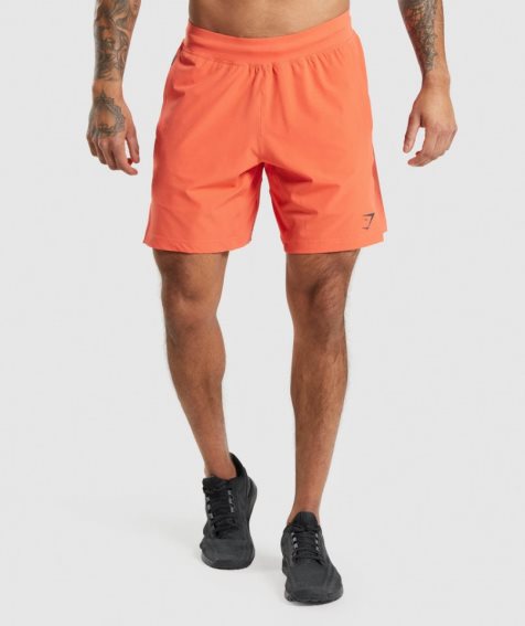 Pantalones Cortos Gymshark Apex 8" Function Hombre Naranjas | ES9685-NR