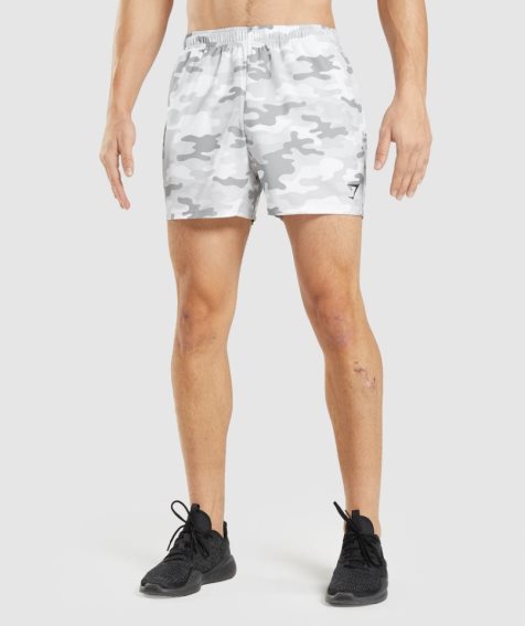 Pantalones Cortos Gymshark Arrival 5" Hombre Camuflaje | ES0235-JA