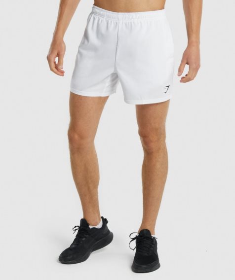 Pantalones Cortos Gymshark Arrival 5" Hombre Blancas | ES4692-NH