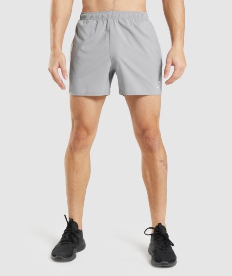 Pantalones Cortos Gymshark Arrival 5" Hombre Gris | ES8074-QM