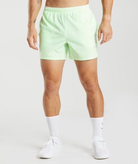 Pantalones Cortos Gymshark Arrival 5" Hombre Verde Menta | ES9435-ZO