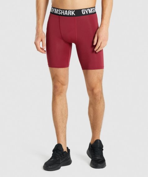 Pantalones Cortos Gymshark Element Baselayer Hombre Fucsia | ES3079-JE