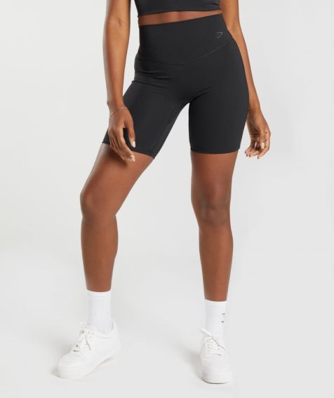 Pantalones Cortos Gymshark Elevate Cycling Mujer Negras | ES8152-UH