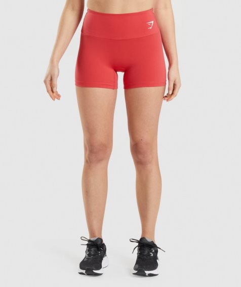 Pantalones Cortos Gymshark Entrenamiento Mujer Rojas | ES1923-NQ