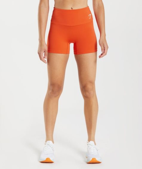 Pantalones Cortos Gymshark Entrenamiento Tight Mujer Naranjas | ES6123-MY