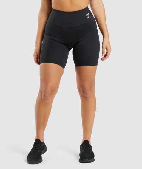 Pantalones Cortos Gymshark Entrenamiento Cycling Mujer Negras | ES8219-KD