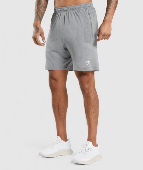 Pantalones Cortos Gymshark Vital Light Hombre Gris | ES0496-PV