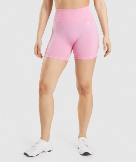 Pantalones Cortos Gymshark Vital Seamless 2.0 Mujer Rosas | ES7201-HY