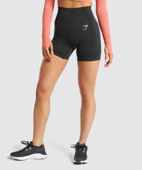 Pantalones Cortos Gymshark Vital Seamless 2.0 Mujer Negras | ES9341-HD