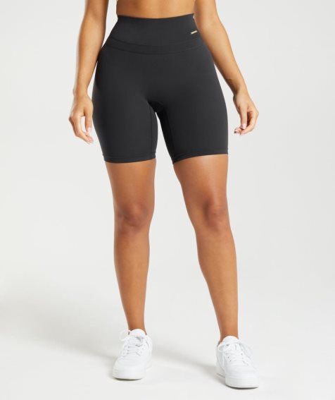 Pantalones Cortos Gymshark Whitney Cycling Mujer Negras | ES6431-LK