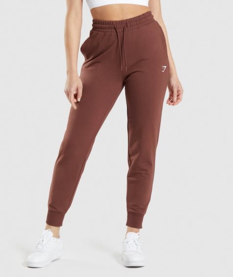 Pantalones Jogger Gymshark Entrenamiento Mujer Marrones Oscuro | ES1863-NX