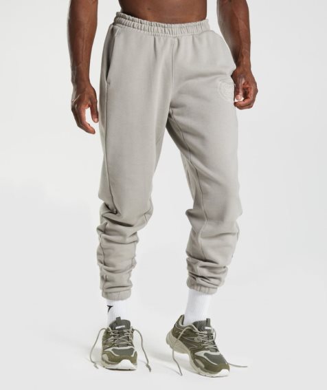 Pantalones Jogger Gymshark GS10 Year Hombre Gris Claro | ES1624-OF