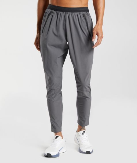 Pantalones Jogger Gymshark Híbrido Woven Hombre Gris | ES9028-OA