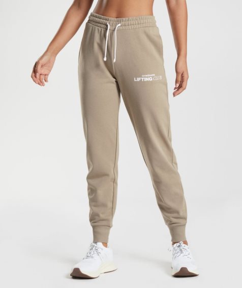 Pantalones Jogger Gymshark Social Club Mujer Kaki | ES2865-QW