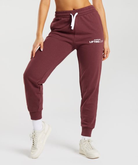 Pantalones Jogger Gymshark Social Club Mujer Marrones | ES5783-BT