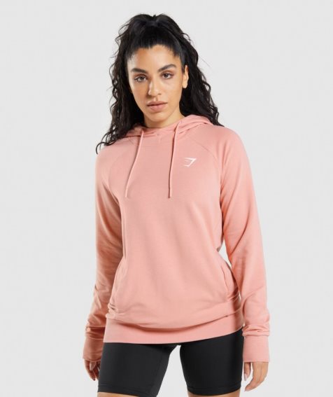 Sudadera Con Capucha Gymshark Entrenamiento Mujer Rosas | ES3264-PF