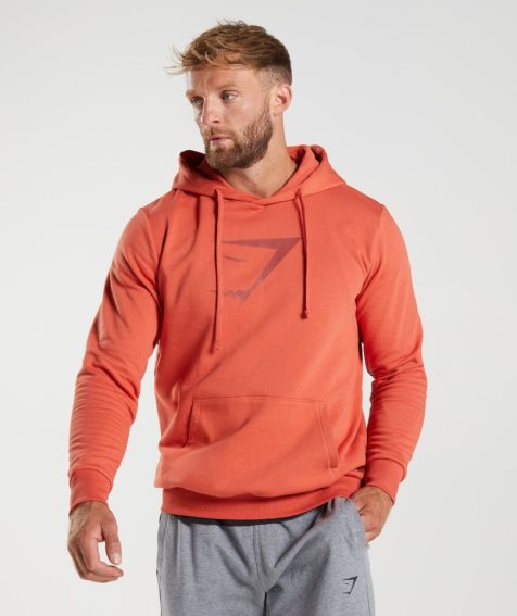 Sudadera Con Capucha Gymshark Sharkhead Infill Hombre Naranjas | ES6924-YP