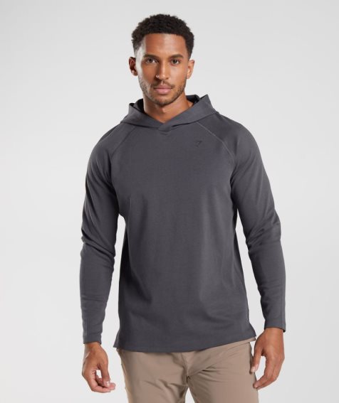 Sudadera Con Capucha Gymshark Studio Hombre Gris Oscuro | ES4285-UN