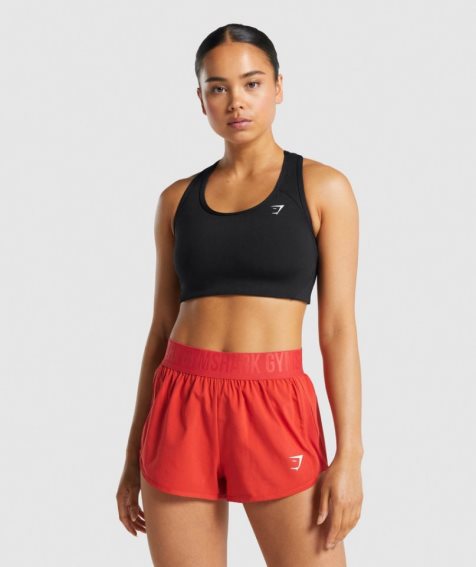 Sujetadores Deportivos Gymshark Essential Racer Back Mujer Negras | ES2817-NS