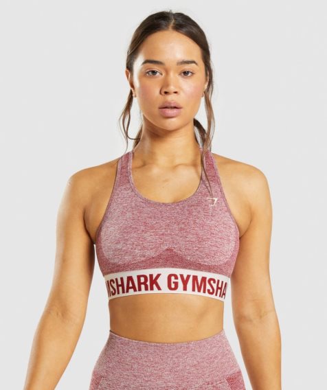 Sujetadores Deportivos Gymshark Flex Mujer Burdeos | ES1420-EN