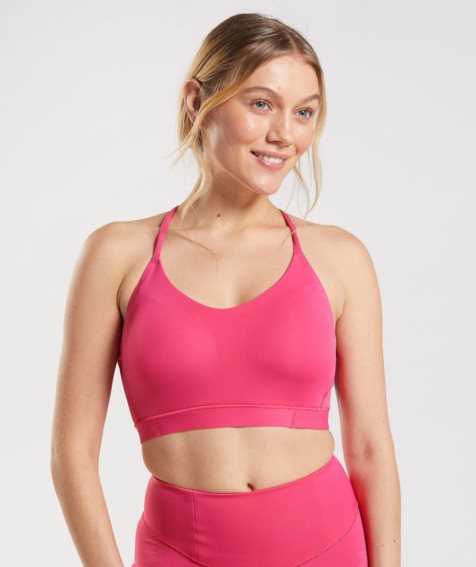 Sujetadores Deportivos Gymshark Studio Mujer Rosas | ES0924-TZ