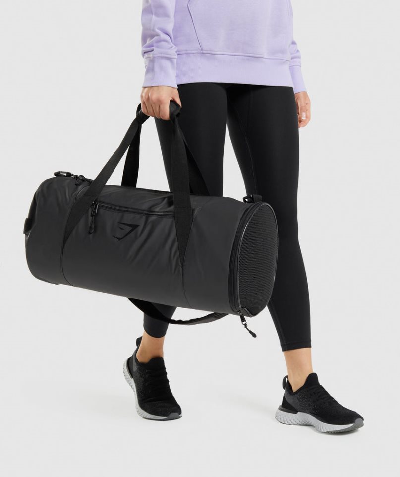 Bolso Deportivo Gymshark Barrel Negras | ES1954-XD