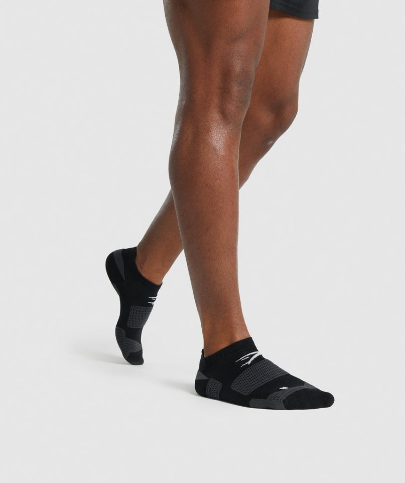 Calcetines Gymshark Ankle Performance Negras | ES0812-DW