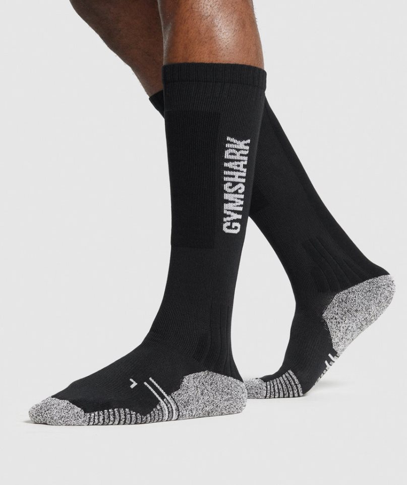 Calcetines Gymshark Weightlifting Negras | ES4132-OG