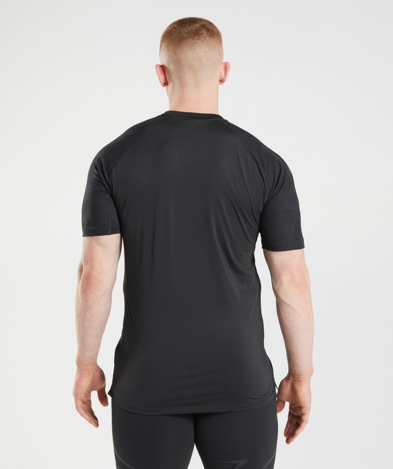 Camiseta Gymshark 315 Hombre Negras | ES1293-TL