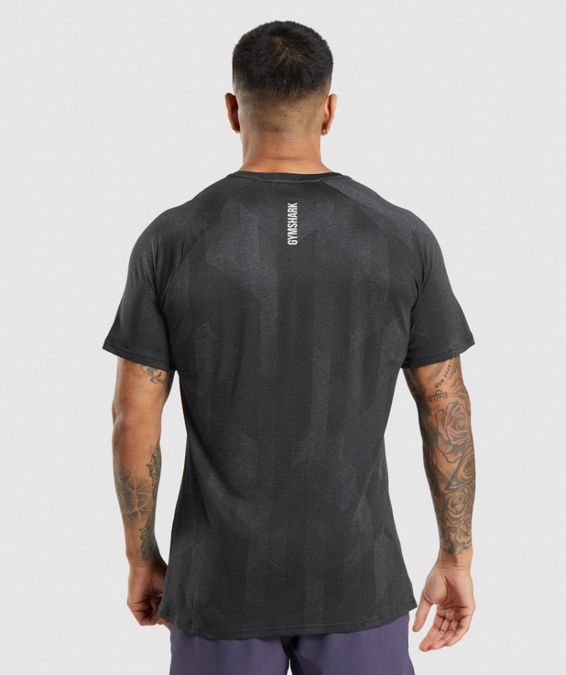 Camiseta Gymshark Apex Hombre Negras | ES4736-IF