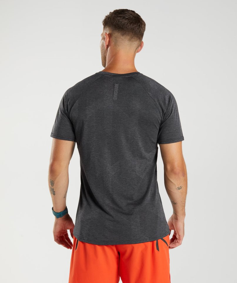 Camiseta Gymshark Apex Hombre Negras | ES8264-VR