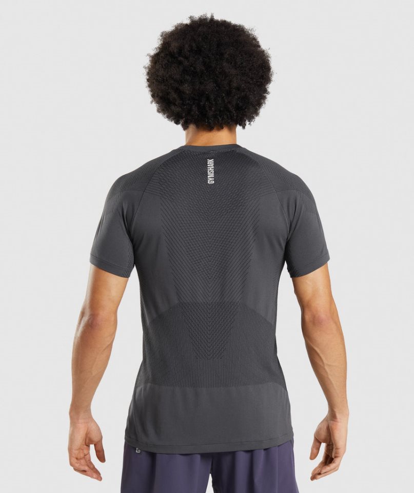 Camiseta Gymshark Apex Seamless Hombre Negras | ES5742-NQ